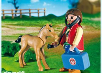 Playmobil - 5820 - Vet and Colt Pack