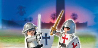 Playmobil - 5825-usa - Pack de dúo Caballeros de la Orden y Cruzado