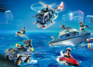 Playmobil - 5844-usa - Mega Police Set