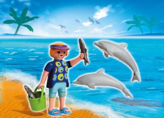 Playmobil - 5876 - Dolphin Trainer with Dolphins