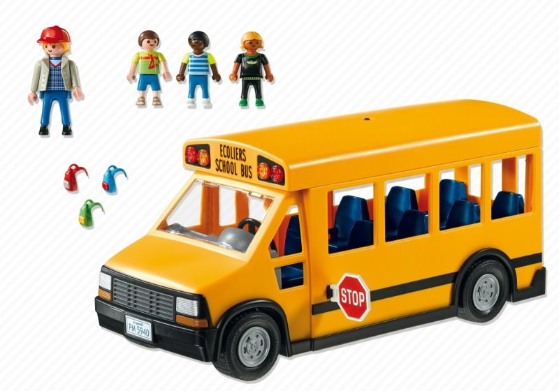 Playmobil 5940-usa - School Bus - Back