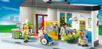 Playmobil - 5953 - Hospital maletín para llevar