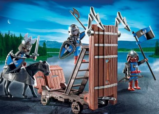 Playmobil - 5978-usa - Blue Knights with Battering Ram