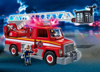 Playmobil - 5980-usa - Rescue Ladder Unit