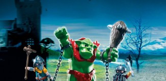 Playmobil - 6004 - Giant Troll with Dwarf Fighters