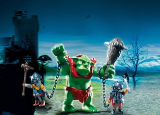 Playmobil - 6004 - Giant Troll with Dwarf Fighters