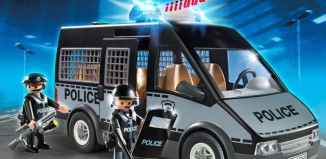 Playmobil - 6043 - Polizei-Mannschaftswagen mit Licht und Sound