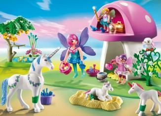 Playmobil - 6055 - Fairies with Toadstool House - Detail Playmobil - 6055 - Fairies with Toadstool House