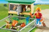Playmobil - 6140 - Enfant avec enclos à lapins et clapier