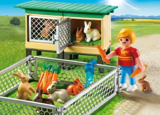 Playmobil - 6140 - Rabbit Pen with Hutch