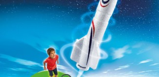 Playmobil - 6187 - Rakete mit Spring-Booster