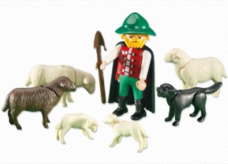 Playmobil - 6204 - Shepherd with Flock of Sheep