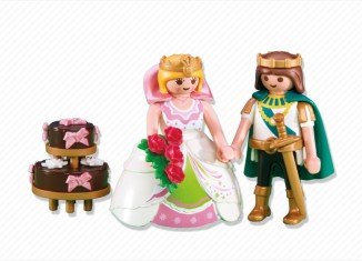 Playmobil - 6238 - Couple royal de mariés avec gâteau de mariage
