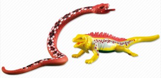 Playmobil - 6261 - Boa Constrictor and Large Lizard