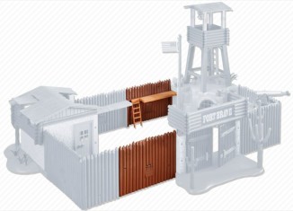 Playmobil - 6270 - Palissades d'extension pour le Grand fort des soldats américains
