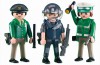 Playmobil - 6287 - 3 Polizisten, grün