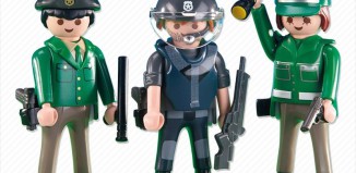 Playmobil - 6287 - 3 Polizisten, grün