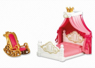 Playmobil - 6302 - Canopy Bed with Rocking Chair