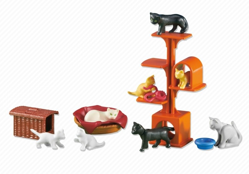 420212 Gato rosa playmobil,animal,cat 