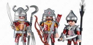 Playmobil - 6326 - 3 Rote Asia-Ritter