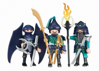 Playmobil - 6328 - 3 Caballeros Asiáticos Verdes