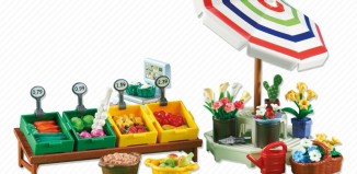 Playmobil - 6335 - Fruit Vegetable and Flower Stall
