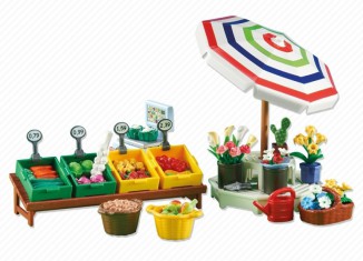 Playmobil - 6335 - Fruit Vegetable and Flower Stall