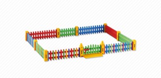 Playmobil - 6387 - Clôture pour l'école maternelle