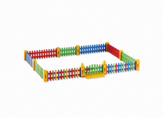 Playmobil - 6387 - Clôture pour l'école maternelle