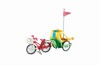 Playmobil - 6388 - Fahrrad mit Kinderanhänger