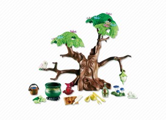 Playmobil - 6397 - Magic tree with potion equipment - Detail Playmobil - 6397 - Magic tree with potion equipment