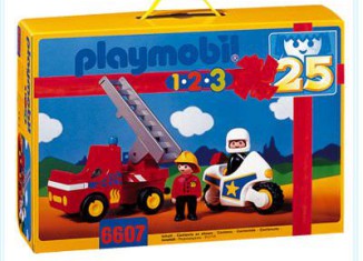 Playmobil - 6607 - Police And Fire Set