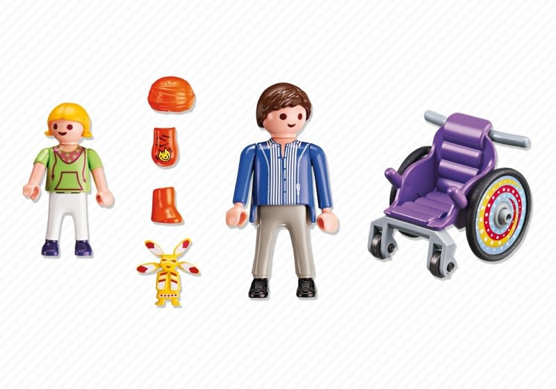 Playmobil 6663 - Child in Wheelchair - Back