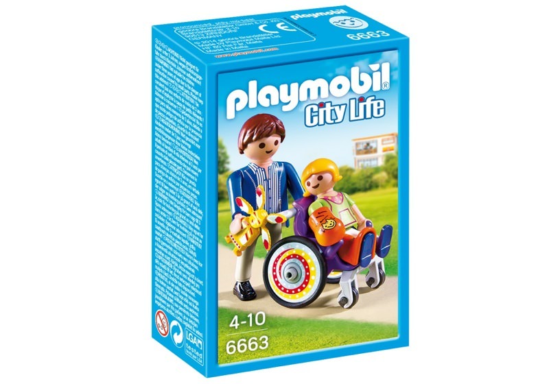 Playmobil 6663 - Child in Wheelchair - Box