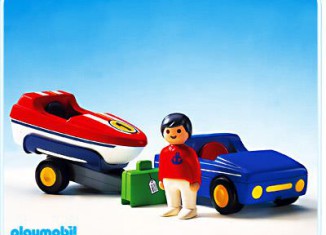 Playmobil - 6706 - Car With Boat Trailer