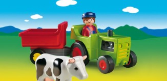 Playmobil - 6715 - Traktor mit Anhänger