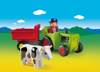 Playmobil - 6715 - Traktor mit Anhänger