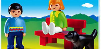 Playmobil - 6721 - 1.2.3 Woman and Man with dog
