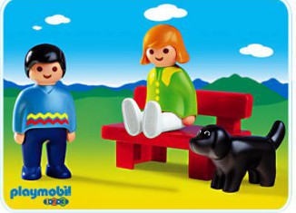Playmobil - 6721 - 1.2.3 Woman and Man with dog
