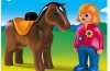Playmobil - 6723 - 1.2.3 Girl with Horse