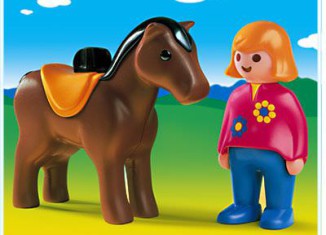 Playmobil - 6723 - 1.2.3 Girl with Horse