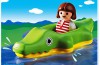 Playmobil - 6725 - 1.2.3 Girl with Floating Alligator