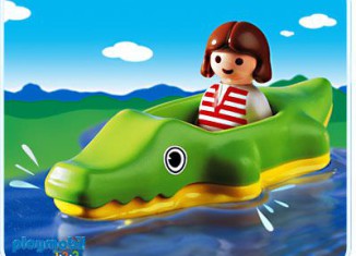 Playmobil - 6725 - 1.2.3 Girl with Floating Alligator