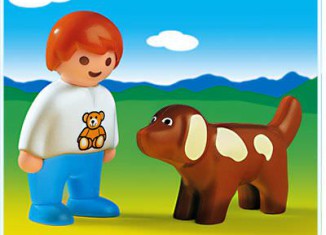 Playmobil - 6727 - 1.2.3 Boy with Dog