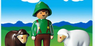 Playmobil - 6731 - 1.2.3 Shepherd with Sheep