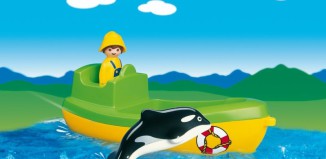 Playmobil - 6739 - Fishing Boat with Whale