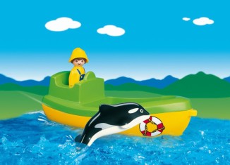 Playmobil - 6739 - Fishing Boat with Whale