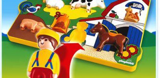 Playmobil - 6746 - Spielpuzzle Bauernhof mit 7 Teilen