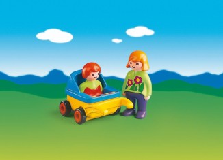 Playmobil - 6749 - Mother with Baby and Stroller
