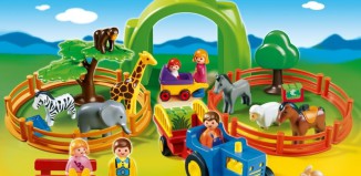 Playmobil - 6754 - Parque de animales infantil